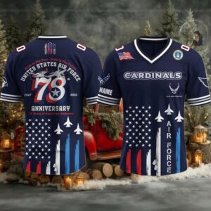 Arizona Cardinals U.S. Air Force Birthday 2025 Jersey