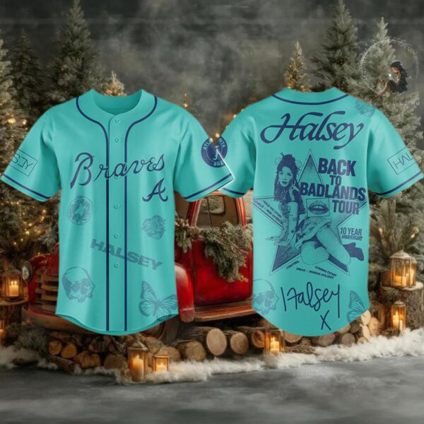 Braves Halsey Back to Badlands Tour 2025 Jersey