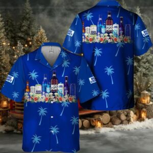 Bud Light Tropical Liquor Paradise Hawaiian Shirt
