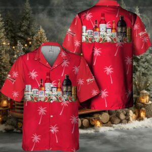 Budweiser Tropical Liquor Paradise Hawaiian Shirt