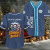 Busch Light Palm Leaves Majesty Hawaiian Shirt