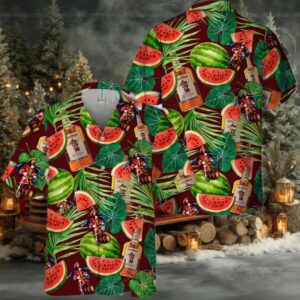 Captain Morgan Watermelon Hawaiian Shirt