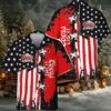 Coors Light Azulejo Inspired Hawaiian Shirt