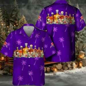 Crown Royal Tropical Liquor Paradise Hawaiian Shirt