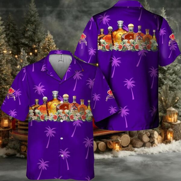 Crown Royal Tropical Liquor Paradise Hawaiian Shirt