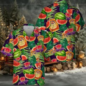 Crown Royal Watermelon Hawaiian Shirt