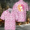 Dixie Beer Tropical Palm Leaves Hawaiian Shirt