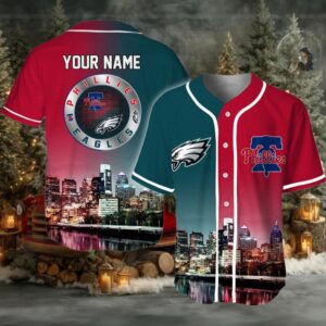 Eagles x Phillies Connect City Baseball Jersey