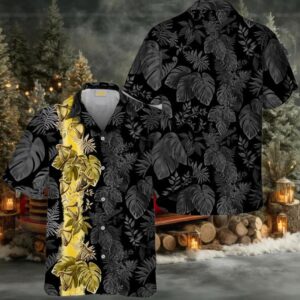 Guinness Tropical Palm Leaves Hawaiian Shirt