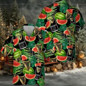 Guinness Watermelon Hawaiian Shirt
