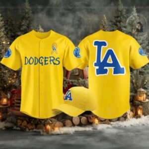 Los Angeles Dodgers Childhood Cancer Awareness Day 2025 Jersey