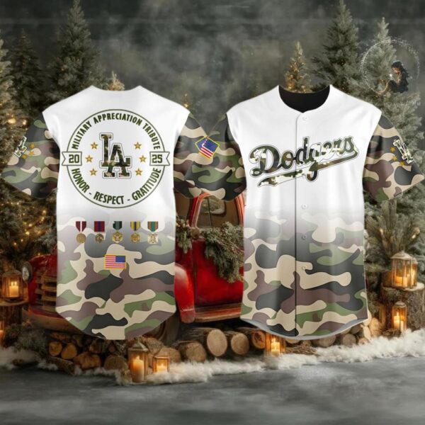 Los Angeles Dodgers Military Tribute 2025 Jersey