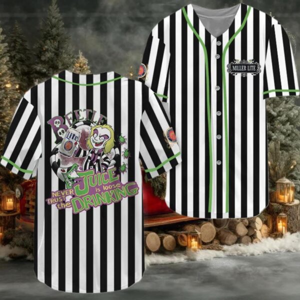 Miller Lite Beetlejuice Baseball Jersey