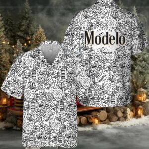 Modelo Summer Doodle Art Hawaiian Shirt