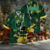NCAA Oregon Ducks Flower Hawaiian Shirt 3D Shirt Oregon Ducks Football Fathers Day