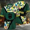 NCAA Oregon Ducks Flower Hawaiian Shirt 3D Shirt Oregon Ducks Christmas