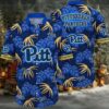 NCAA Pittsburgh Panthers Flower Cheap Hawaiian Shirt 3D Shirt Unique Pittsburgh Panthers