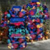 NCAA Smu Mustangs Flower Button Up Hawaiian Shirt 3D Shirt