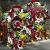 NCAA South Carolina Gamecocks Flower Hawaiian Shirt 3D Shirt