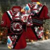 NCAA South Carolina Gamecocks Flower Cheap Hawaiian Shirt 3D Shirt