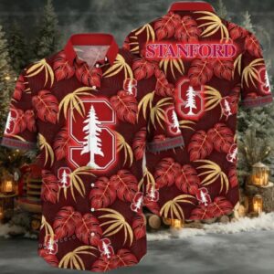 NCAA Stanford Cardinal Flower Cheap Hawaiian Shirt 3D Shirt, Stanford Cardinal Football