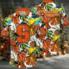 NCAA Syracuse Orange Flower Cheap Hawaiian Shirt 3D Shirt