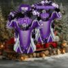 NCAA Tcu Horned Frogs Flower Cheap Hawaiian Shirt 3D Shirt
