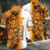 NCAA Tennessee Volunteers Flower Button Up Hawaiian Shirt 3D Shirt