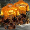NCAA Texas Longhorns Flower Button Up Hawaiian Shirt 3D Shirt