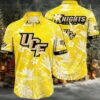 NCAA Ucf Knights Flower Hawaiian Shirt Outfit 3D Shirt Ucf Knights Football