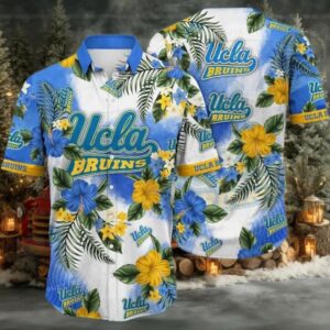 NCAA Ucla Bruins Flower Cheap Hawaiian Shirt 3D Shirt