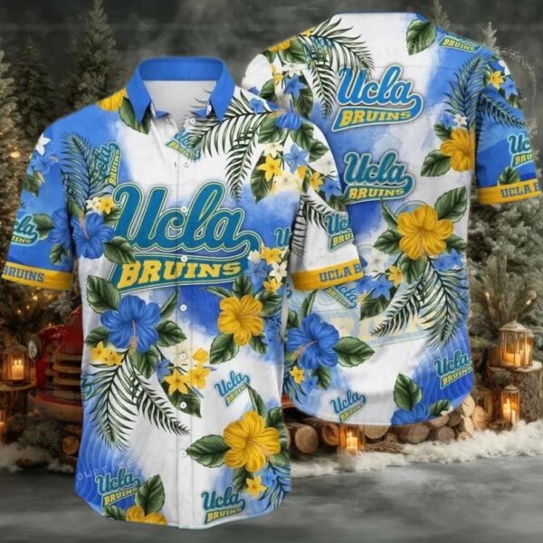 NCAA Ucla Bruins Flower Cheap Hawaiian Shirt 3D Shirt