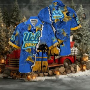 NCAA Ucla Bruins Flower Custom Hawaiian Shirt Outfit 3D Shirt