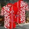 NCAA Utah Utes Flower Custom Hawaiian Shirt Outfit 3D Shirt