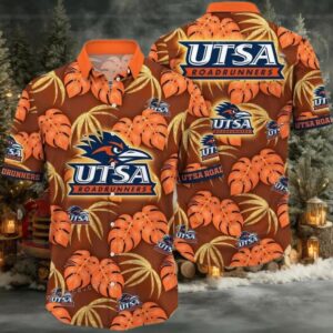 NCAA Utsa Roadrunners Flower Cheap Hawaiian Shirt 3D Shirt