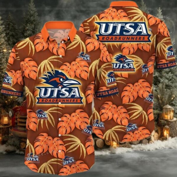 NCAA Utsa Roadrunners Flower Cheap Hawaiian Shirt 3D Shirt