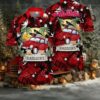 NCAA Wisconsin Badgers Flower Cheap Hawaiian Shirt 3D Shirt