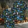 Pabst Blue Ribbon Azulejo Inspired Hawaiian Shirt