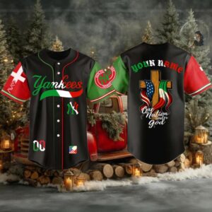 New York Yankees God One Nation Italian American Heritage 2025 Jersey