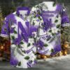 Northwestern Wildcats NCAA Flower Custom Hawaiian Shirt