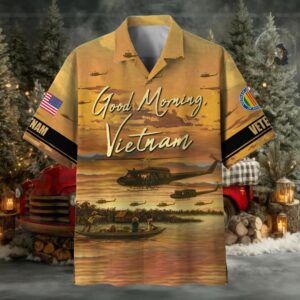 Official Good Morning, Vietnam Polo And Hawaii Shirt NPVC260402