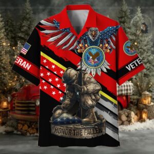 Official Honor The Fallen US Veteran Hawaii Shirt NPVC150501