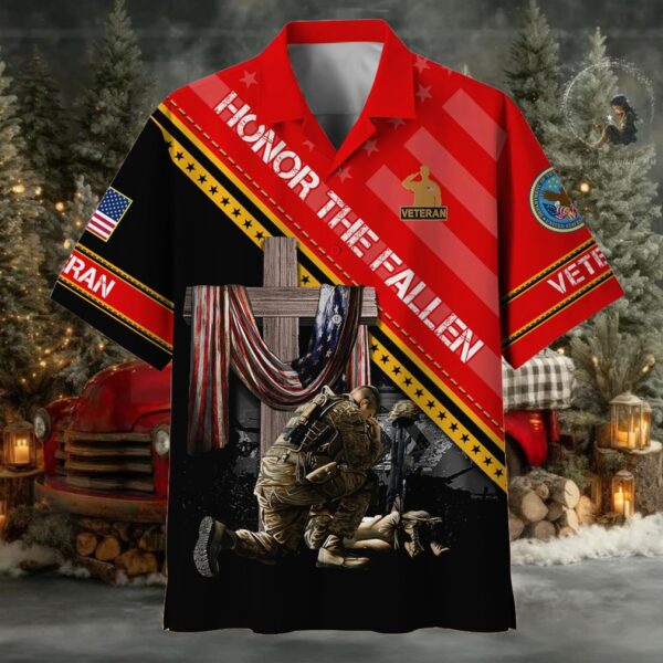 Official Honor The Fallen US Veteran Hawaii Shirt NPVC150502