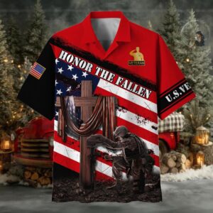 Official Honor The Fallen US Veteran Hawaii Shirt NPVC160303