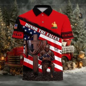 Official Honor The Fallen US Veteran Polo And Hawaii Shirt NPVC220202