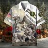 Official US Veterans Hawaiian Shirt, Gifts For Veterans Day