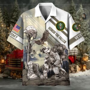 Official Honor The Fallen US Veterans Hawaii Shirt APVC020401