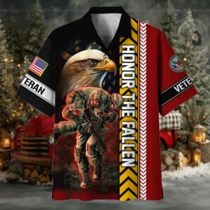 Official Honor The Fallen US Veterans Hawaii Shirt APVC210303