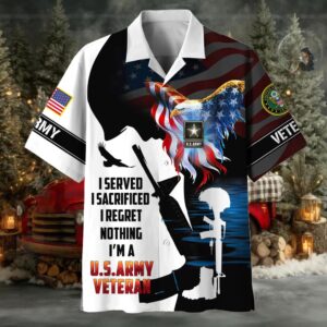 Official I Served I Sacrificed I Regret Nothing I Am A US Veteran Hawaii Shirt APVC090401