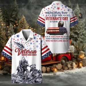 Official Memorial Day Is For Them Polo And Hawaii Shirt NPVC060201